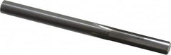 Hertel - Letter D Solid Carbide 4 Flute Chucking Reamer - Straight Flute, Straight Shank, 1" Flute Length, 3" OAL - Exact Tooling
