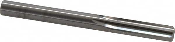 Hertel - Letter P Solid Carbide 6 Flute Chucking Reamer - Straight Flute, Straight Shank, 1-1/4" Flute Length, 3-1/2" OAL - Exact Tooling