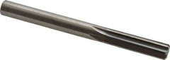 Hertel - Letter Q Solid Carbide 6 Flute Chucking Reamer - Straight Flute, Straight Shank, 1-1/4" Flute Length, 3-1/2" OAL - Exact Tooling