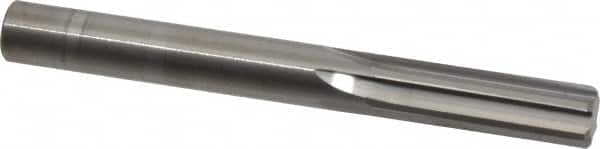 Hertel - Letter V Solid Carbide 6 Flute Chucking Reamer - Straight Flute, Straight Shank, 1-1/4" Flute Length, 3-1/2" OAL - Exact Tooling