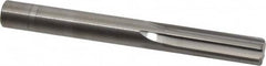 Hertel - Letter V Solid Carbide 6 Flute Chucking Reamer - Straight Flute, Straight Shank, 1-1/4" Flute Length, 3-1/2" OAL - Exact Tooling