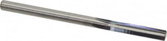 Hertel - 4.5mm Solid Carbide 4 Flute Chucking Reamer - Straight Flute, Straight Shank, 7/8" Flute Length, 2-3/4" OAL - Exact Tooling