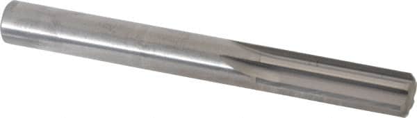 Hertel - 11mm Solid Carbide 6 Flute Chucking Reamer - Straight Flute, Straight Shank, 1-3/8" Flute Length, 4" OAL - Exact Tooling