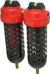 RTI Eliminizer - 1/4" 60 SCFM Air Dryer/Filter Unit - Polycarbonate, 8-1/2" Wide x 11-1/2" High - Exact Tooling