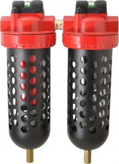 RTI Eliminizer - 3/8" 60 SCFM Air Dryer/Filter Unit - Polycarbonate, 8-1/2" Wide x 11-1/2" High - Exact Tooling