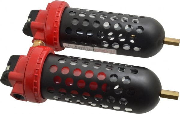 RTI Eliminizer - 1/2" 60 SCFM Air Dryer/Filter Unit - Polycarbonate, 8-1/2" Wide x 11-1/2" High - Exact Tooling