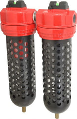 RTI Eliminizer - 3/4" 90 SCFM Air Dryer/Filter Unit - Polycarbonate, 11" Wide x 15-1/2" High - Exact Tooling