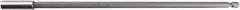 Wiha - 1/4" Insert, Hex Drive Bit Adapter - Magnetic, 9" OAL - Exact Tooling