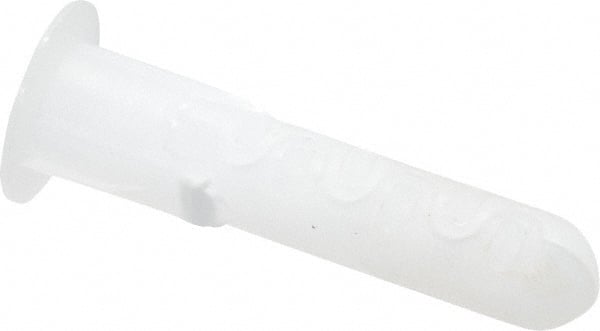 Toggler - 5/16" Diam, 5/16" Drill, 1-5/8" OAL, Plug Concrete Anchor - Plastic, Flange Head - Exact Tooling