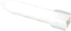 Toggler - 3/8" Diam, 3/8" Drill, 1-7/8" OAL, 1-1/8" Min Embedment Plug Concrete Anchor - Plastic, Flat Head - Exact Tooling