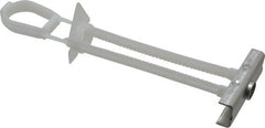 Toggler - 3/8" Screw, 6" Long, 3/8 to 2-1/2" Thick, Toggle Bolt Drywall & Hollow Wall Anchor - 3/8 - 16" Thread, 3/4" Drill, Uncoated, Stainless Steel, Grade 304, Use in Drywall - Exact Tooling