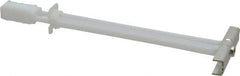 Toggler - 1/4" Screw, 6-1/4" Long, 3/8 to 3-5/8" Thick, Toggle Bolt Drywall & Hollow Wall Anchor - 1/4 - 20" Thread, 1/2" Drill, Zinc Plated, Steel, Grade 1010, Use in Drywall - Exact Tooling