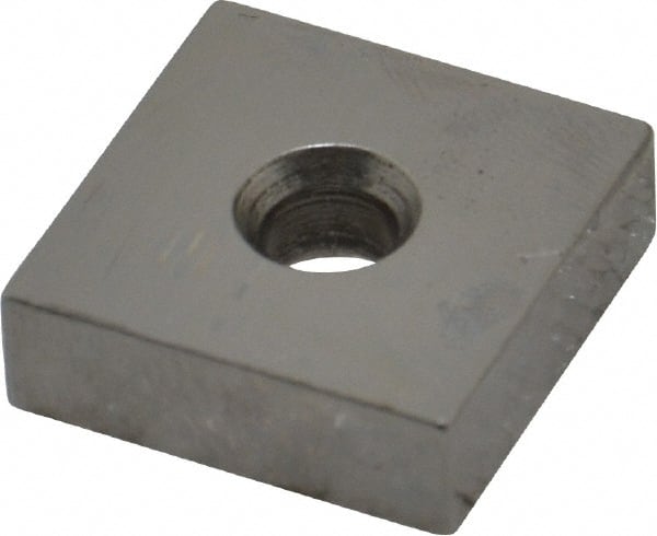 Mitutoyo - 0.3" Square Steel Gage Block - Accuracy Grade 0, Includes Certificate of Inspection - Exact Tooling