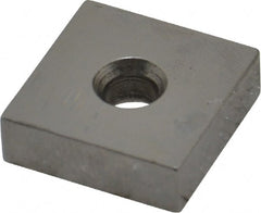 Mitutoyo - 0.3" Square Steel Gage Block - Accuracy Grade 0, Includes Certificate of Inspection - Exact Tooling