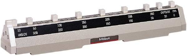 Mitutoyo - 0 to 300mm Caliper Checker - Horizontal and Vertical, Accurate to 0.005mm - Exact Tooling