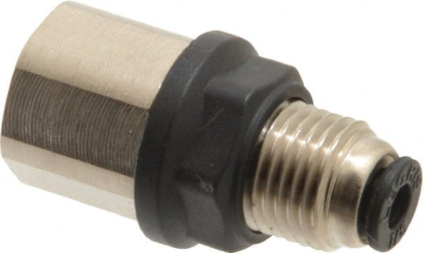 Legris - 1/8" Outside Diam, 1/8 NPT, Brass Push-to-Connect Tube Female Bulkhead - 290 Max psi - Exact Tooling