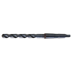 13/64 RHS / RHC HSS 118 Degree Radial Point General Purpose Taper Shank Drill - Steam Oxide - Exact Tooling