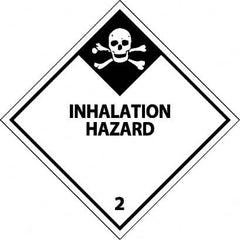 NMC - Inhalation Hazard DOT Shipping Label - 4" High x 4" Wide - Exact Tooling