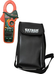 Extech - EX830, CAT III, Digital True RMS Auto Ranging Clamp Meter with 1.7" Clamp On Jaws - 600 VAC/VDC, 1000 AC/DC Amps, Measures Current, Temperature - Exact Tooling