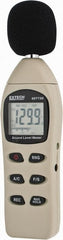 Extech - A and C Frequency Weight, LCD Display Sound Meter - 40 to 130 Decibels - Exact Tooling