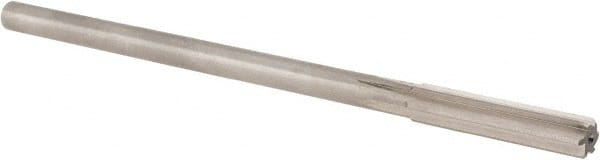Alvord Polk - 0.3155" High Speed Steel 6 Flute Chucking Reamer - Straight Flute, 0.2792" Straight Shank, 1-1/2" Flute Length, 6" OAL - Exact Tooling