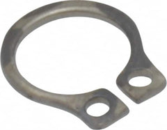 Rotor Clip - 5.84mm Groove Diam, 1/4" Shaft Diam, Passivated Stainless Steel, Snap External Retaining Rings - 0.029" Groove Width, 0.01" Groove Depth, 0.025" Ring Thickness, Grade 15-7 Grade 632 - Exact Tooling