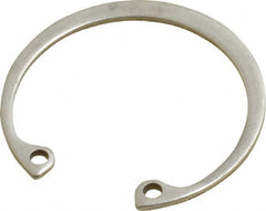 Rotor Clip - 0.05" Thick, Passivated Finish, Stainless Steel Snap Internal Retaining Ring - 0.056" Groove Width, 0.04" Groove Depth, 1.33" Groove Diam, Grade 15-7 Grade 632 - Exact Tooling