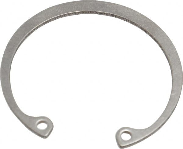 Rotor Clip - 0.05" Thick, Passivated Finish, Stainless Steel Snap Internal Retaining Ring - 0.056" Groove Width, 0.043" Groove Depth, 1.461" Groove Diam, Grade 15-7 Grade 632 - Exact Tooling