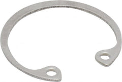 Rotor Clip - 0.035" Thick, Passivated Finish, Stainless Steel Snap Internal Retaining Ring - 0.039" Groove Width, 0.023" Groove Depth, 0.796" Groove Diam, Grade 15-7 Grade 632 - Exact Tooling