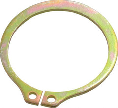 Rotor Clip - 9/16" Shaft Diam, 0.53" Groove Diam, Spring Steel External SH Style Retaining Ring - Exact Tooling