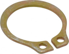 Rotor Clip - 8.94mm Groove Diam, 3/8" Shaft Diam, Cadmium-Plated Steel, Snap External Retaining Rings - 0.029" Groove Width, 0.012" Groove Depth, 0.025" Ring Thickness, Grade 1060-1090 - Exact Tooling