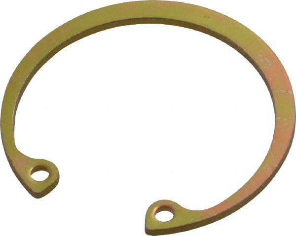 Rotor Clip - 0.05" Thick, Cadmium-Plated Finish, Steel Snap Internal Retaining Ring - 0.056" Groove Width, 0.04" Groove Depth, 1.33" Groove Diam, Grade 1060-1090 - Exact Tooling