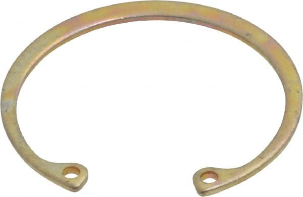 Rotor Clip - 0.05" Thick, Cadmium-Plated Finish, Steel Snap Internal Retaining Ring - 0.056" Groove Width, 0.047" Groove Depth, 1.594" Groove Diam, Grade 1060-1090 - Exact Tooling