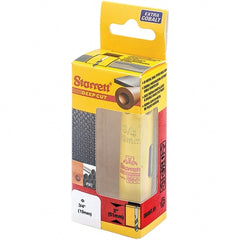 Starrett - 3/4" Diam, 2" Cutting Depth, Hole Saw - High Speed Steel Saw, Toothed Edge - Exact Tooling