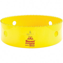 Starrett - 6" Diam, 1-5/8" Cutting Depth, Hole Saw - High Speed Steel Saw, Toothed Edge - Exact Tooling