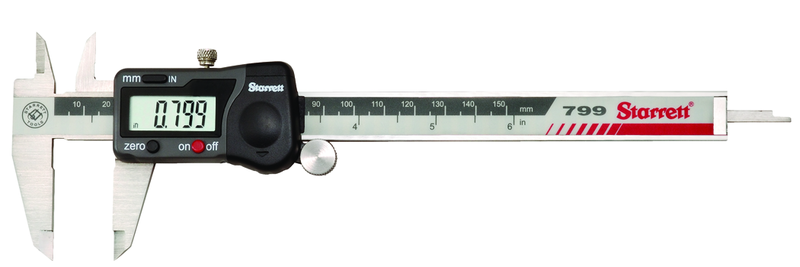 #EC799A-6/150 -  0-6" / 0-150mm Electronic Caliper-No SPC Output - Exact Tooling