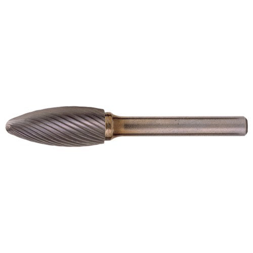 SL-3 Standard Cut Solid Carbide Bur-Cone Radius Shape - Exact Tooling
