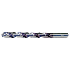 #12 RHS / RHC HSS 118 Degree Radial Point CLE-MAX Jobber Drill - TiCN - Exact Tooling