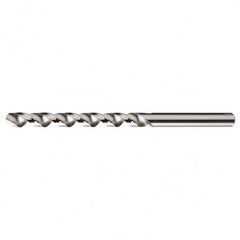 #27 RHS / RHC HSS 118 Degree Radial Point High Helix Taper Length Drill - Bright - Exact Tooling