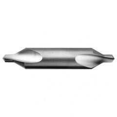 #3 × 2″ OAL 60 Degree HSS Plain Center Drill Bright - Exact Tooling