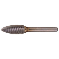 SL-4 Standard Cut Solid Carbide Bur-Cone Radius Shape - Exact Tooling