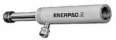 Enerpac - 12" Stroke, 15 Ton Portable Hydraulic Single Acting Cylinder - Exact Tooling