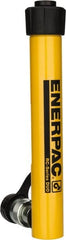 Enerpac - 5 Ton, 7" Stroke, 6.96 Cu In Oil Capacity, Portable Hydraulic Single Acting Cylinder - 0.99 Sq In Effective Area, 10.75" Lowered Ht., 17.75" Max Ht., 1.13" Cyl Bore Diam, 1" Plunger Rod Diam, 10,000 Max psi - Exact Tooling