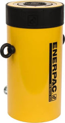 Enerpac - 100 Ton, 6.63" Stroke, 136.67 Cu In Oil Capacity, Portable Hydraulic Single Acting Cylinder - 20.63 Sq In Effective Area, 14.06" Lowered Ht., 20.69" Max Ht., 5.13" Cyl Bore Diam, 4.125" Plunger Rod Diam, 10,000 Max psi - Exact Tooling