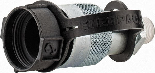 Enerpac - 3/8 NPTF Hydraulic Hose High-Flow Female Coupler - 10,000 psi - Exact Tooling