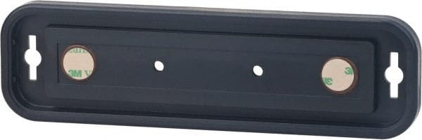 NMC - 8 Inch Wide x 2 Inch High Sign Compatibility, Plastic Round Sign Frame - Black - Exact Tooling