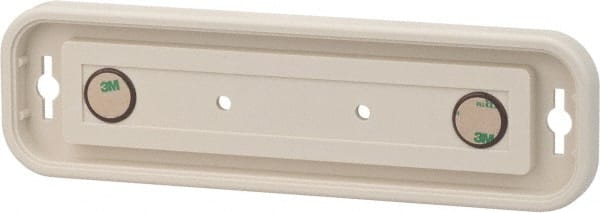 NMC - 8 Inch Wide x 2 Inch High Sign Compatibility, Plastic Round Sign Frame - Almond - Exact Tooling