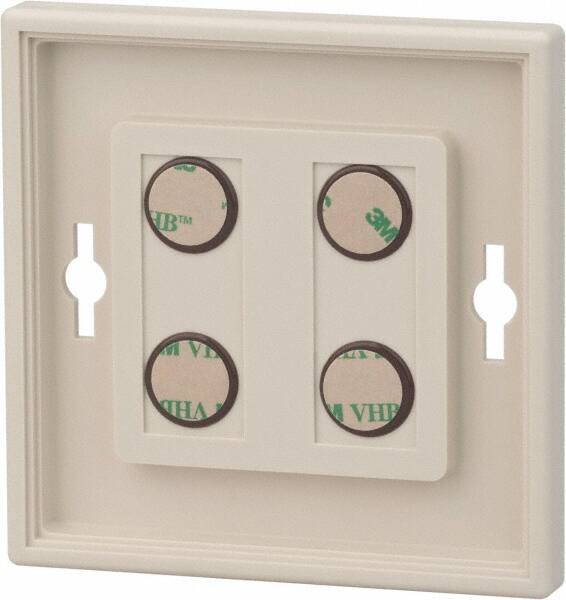 NMC - 8 Inch Wide x 8 Inch High Sign Compatibility, Plastic Sign Frame - Almond - Exact Tooling