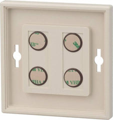 NMC - 8 Inch Wide x 8 Inch High Sign Compatibility, Plastic Sign Frame - Almond - Exact Tooling