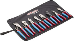 Channellock - 8 Piece Plier Set - Comes in Tool Roll - Exact Tooling